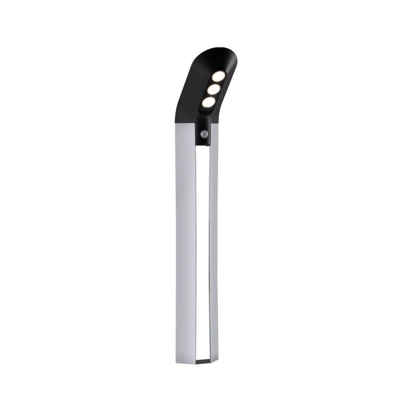 Paulmann Outdoor Solar Pollerleuchte Soley, Anthrazit, IP44, Warmweiß (3000 K)-image
