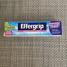 Effergrip Minty Fresh Denture Adhesive Cream 2.5oz New