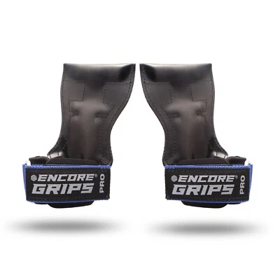 Encore Grips Zughilfen mit Handbandage für Fitness Bodybuilding Kraft Training