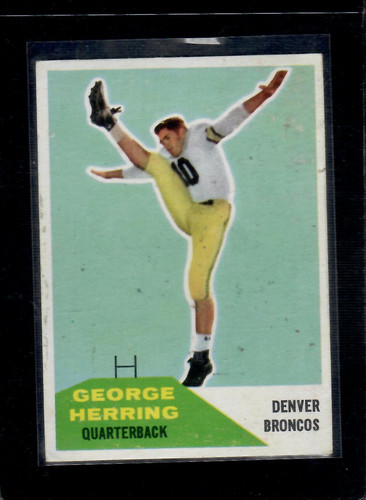 George Herring #46 1960 Fleer card