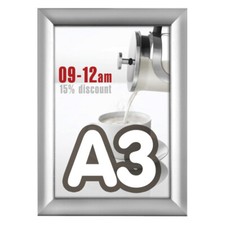 A3 Snap Frames Mit-corner Poster Clip Holders Displays Retail Wall Notice Boards