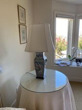 a pair of table lamps