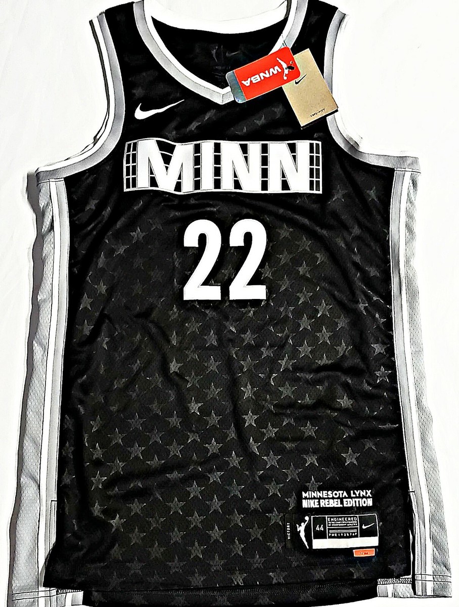 NWT-44/M MINNESOTA LYNX # 22 FRONT AUTHENTIC VICTORY WNBA