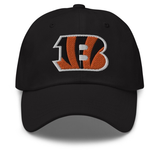 Cincinnati Bengals  Hat Football Embroidered Hat Small Embroidered Emblem Hat