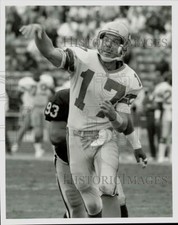 Press Photo Seattle Seahawks Football Team Quarterback Dave Krieg Throwing Ball