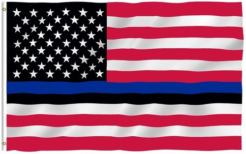Blue Lives Matter Flag | 3x5 ft | 150D Polyester - American Police ...