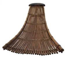 Palacek Bamboo Large Basket Display Piece