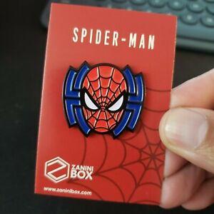 Marvel Spider-man with Webbing Pin Enamel Authentic New Lapel 