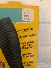 Jobst 1972 Vintage Mens Elastic Support Hose NIP Original Packaging Black 10-13