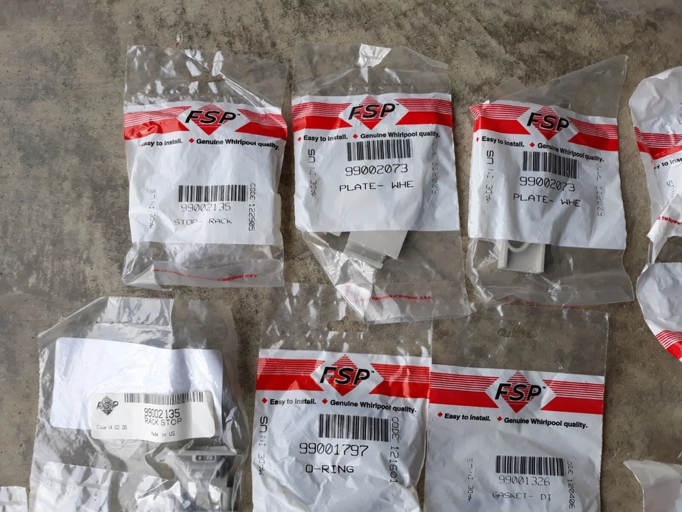Lote completo de piezas para lavavajillas Whirlpool Maytag WP99002780 WPY912709 sin abrir Foto 3 de 4