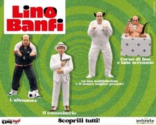Pasquale Zagaria LINO BANFI SET COMPLETO 4 Figure Cinemini Infinite Statue