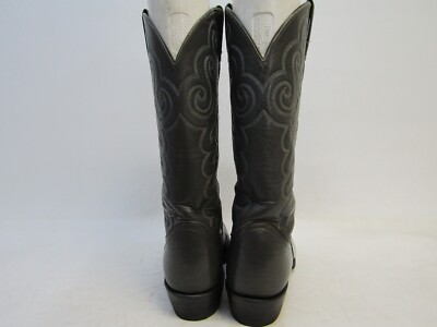 Gold Label TONY LAMA Mens Size 9 D Gray Leather Cowboy  display picture 3