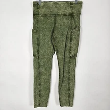 Lululemon Fast Free Tight II 25" Nulux Non Reflective Women Size 10 Leggings