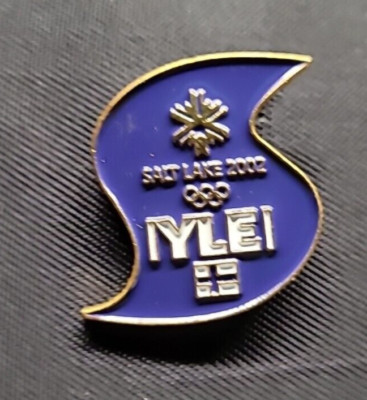 2002 SALT LAKE CITY YLE FINLAND  MEDIA OLYMPIC PIN