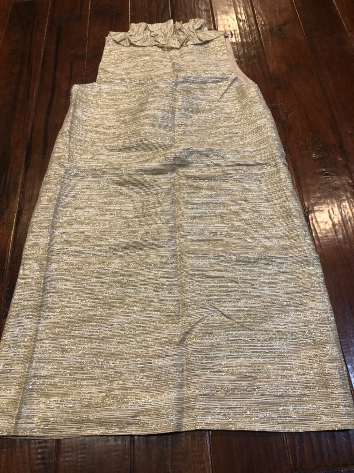 Abito Kate Spade Look For The Silver Lining senza maniche oro taglia 0