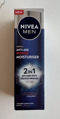 NIVEA Men Anti-Age Power Moisturiser SPF 30 Luminous 630 Hyaluron 50ml - 第 1/4 張圖片