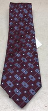NWT TOM JAMES Filo A Mano Mens Silk Necktie Made in USA