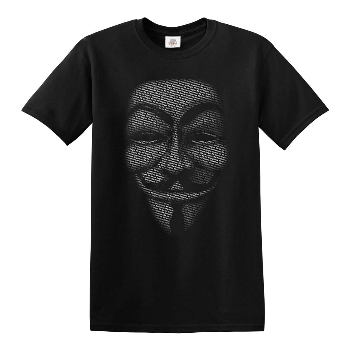 Anonymous T-Shirt V For Vendetta Maske Hemd Weihnachtsgeschenk T