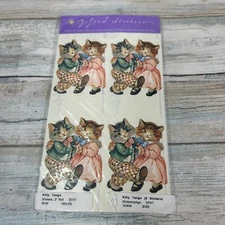 Cat Stickers Kittens Gifted Line John Grossman Vintage Kitty Tango 90s Scrapbook