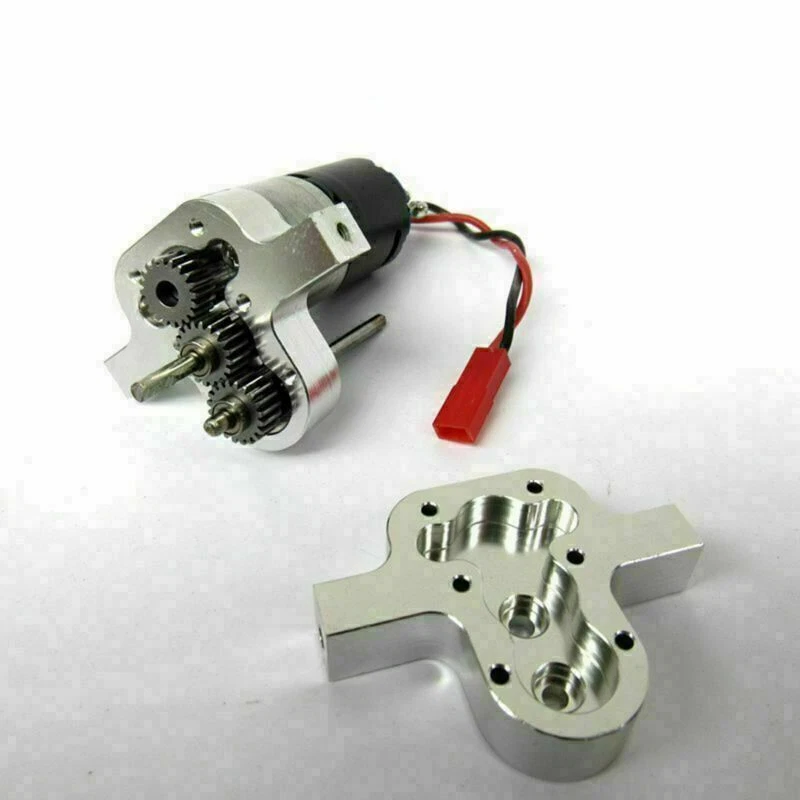 For 1/16 WPL B-14 B-24 C14 B36 RC Car Model Transfer Gearbox w/370 Motor - Image 3 of 4