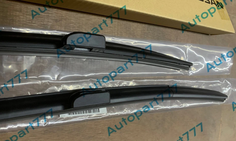 Par genuíno de lâminas de limpador de para-brisa dianteiro OEM para 2013-2020 Infiniti FX37 QX70 - Imagem 4 de 4