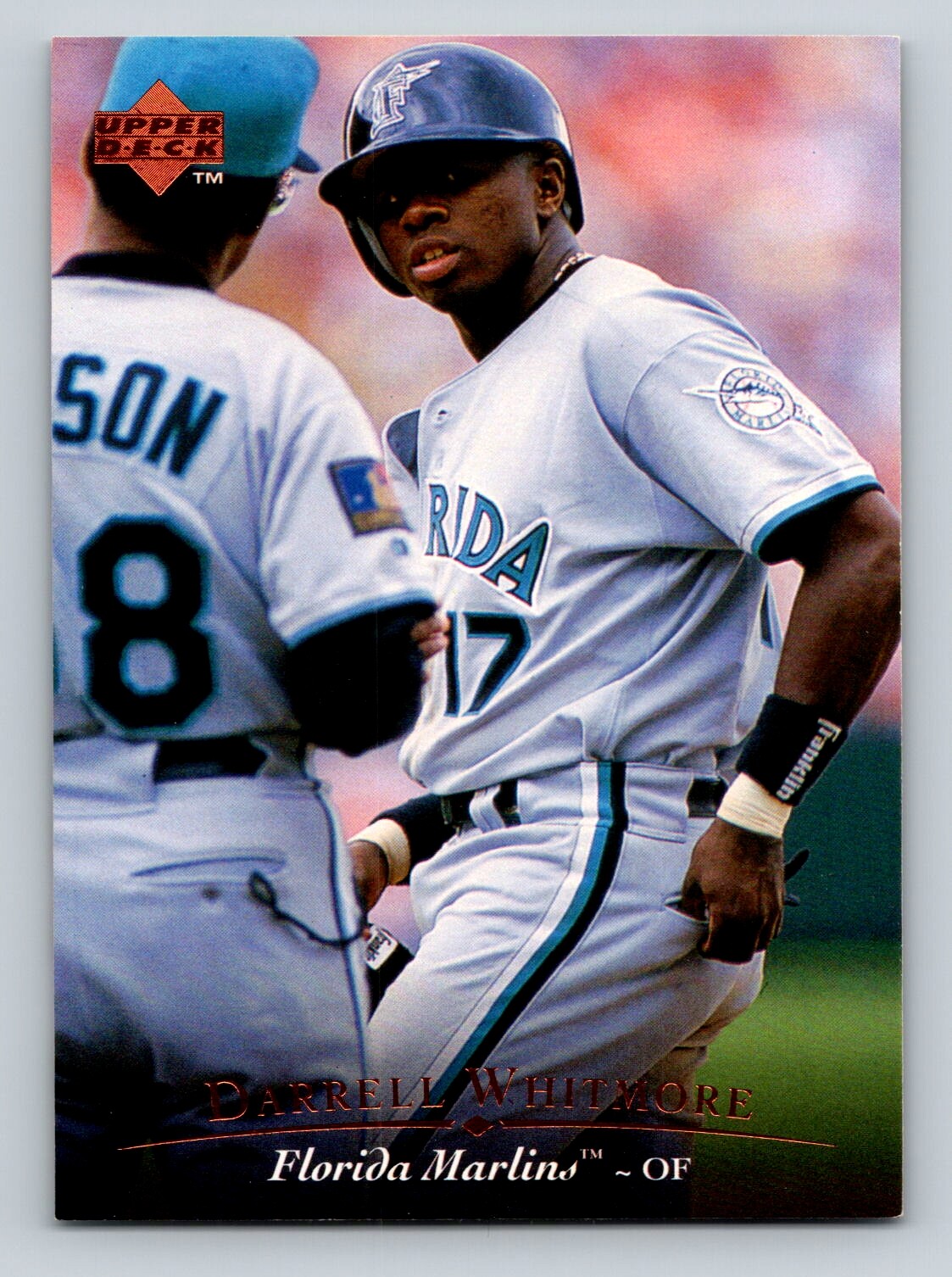 1995 Upper Deck 351 Darrell Whitmore Florida Marlins