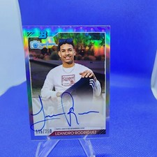 2023 Bowmans Best Lizandro Rodriguez Refractor Auto # 115/250 