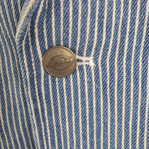 Dickies Jacket Mens Extra Large Blue Hickory Striped Blazer Oversized NEW 9005 - Bild 6 von 16