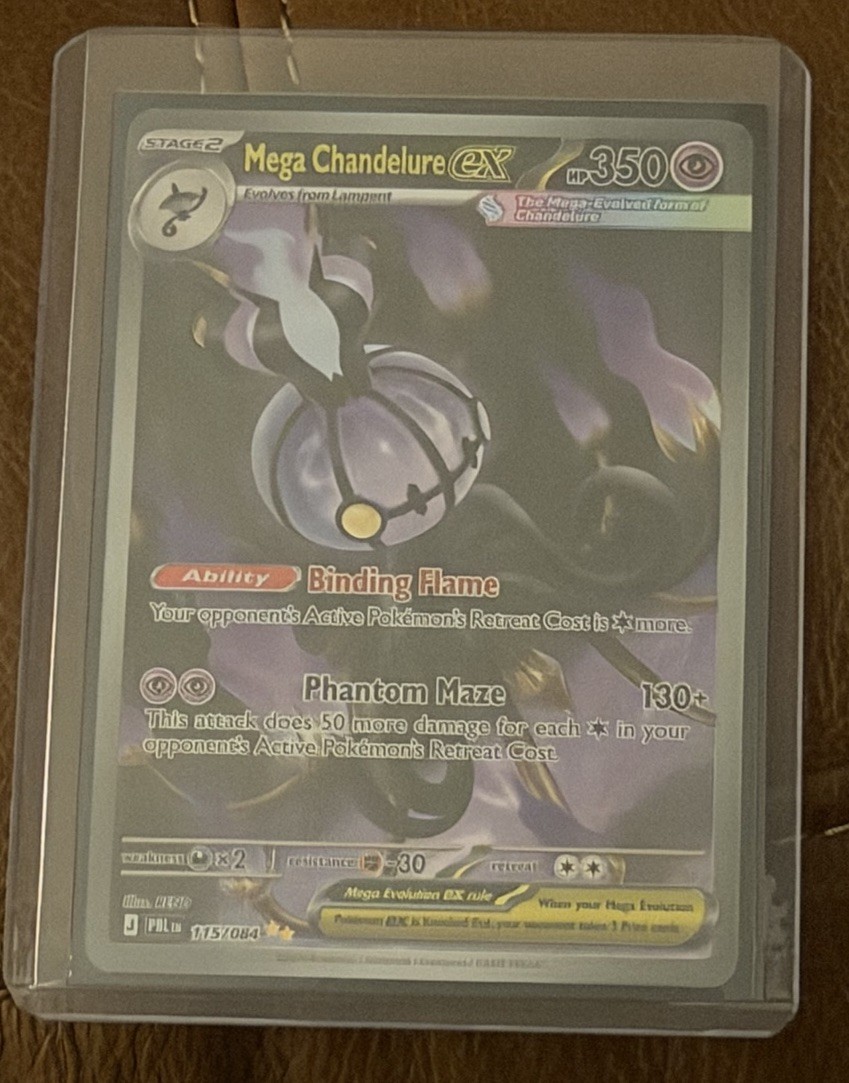 Mega Chandelure EX SIR 115/084 Pitch Black