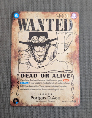 Portgas D. Ace WANTED (OP13-119 SP)