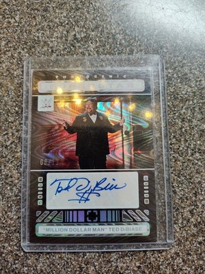 MILLION $ MAN TED DIBIASE  2024 WWE PHOTOGENIC  FOTL AUTO AUTOGRAPH CARD 8/13