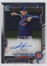 2021 Bowman Chrome Prospects Auto Kohl Franklin #CPA-KF Auto 0l44