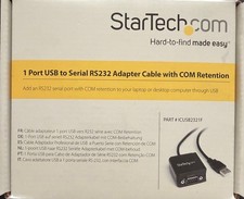 Startech ICUSB2321F 1 Port USB to Serial RS232 Adapter Cable with COM Retention