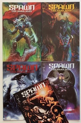 Spawn The Dark Ages #1 to #5 (image 1999) VF+ & NM issues