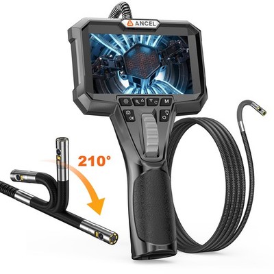 ANCEL AN302 6.5MM IP67 Waterproof Len Dual Camera HD Endoscope with 7 LED Lights