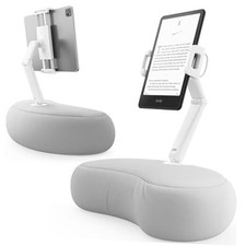 Tablet Pillow Holder, Kindle Stand Compatible with 4.7  -15.6  Kindle, Gray