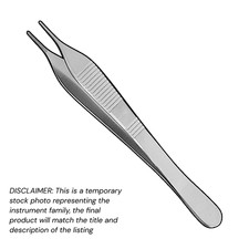 4 pcs Adson Dressing Forceps 4.75" Straight Stainless XPRS Single Use