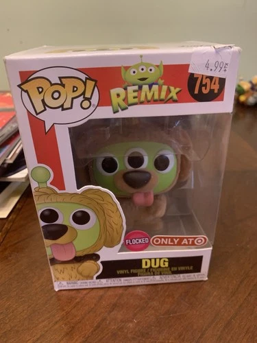 Funko Pop! Up Dug Alien Remix #754 (Target Flocked Exclusive) Pop Culture Figure