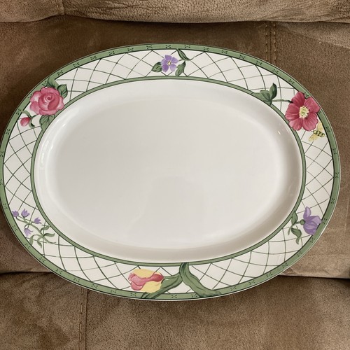 Oneida 1998 Stoneware International Country English Manor 15” Oval Platter - Picture 2 of 12