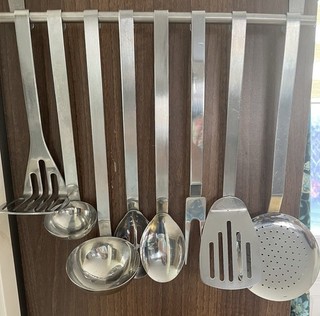 Vintage Prestige Edelstahl Rostfrei Stainless Steel Kitchen Utensils Set Of 8