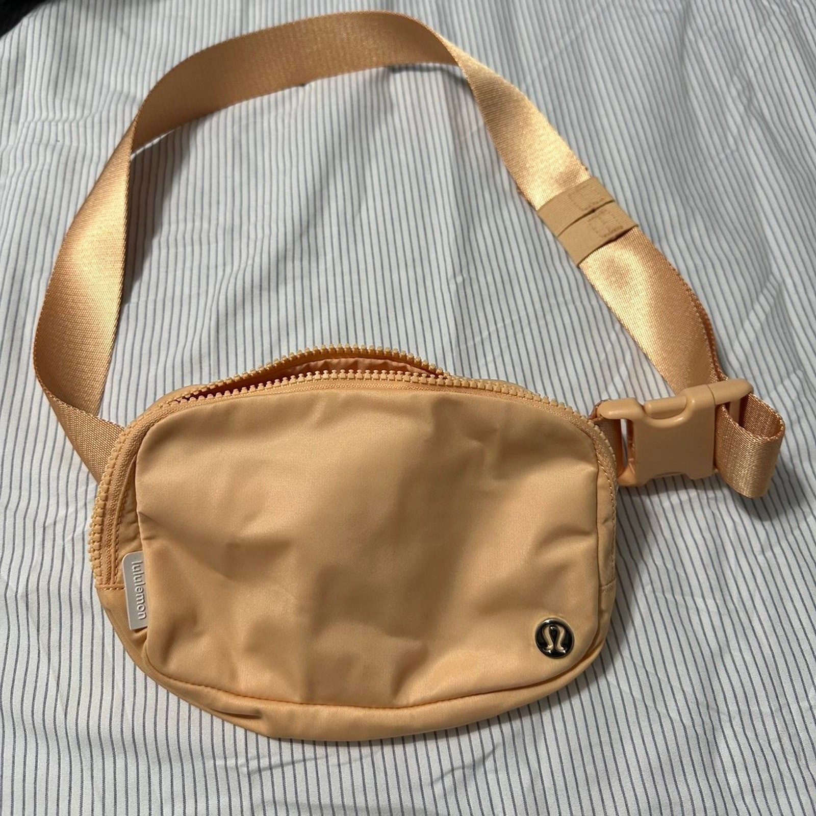 Lulmon orange fanny pack stylish waist bag for active lifestyle