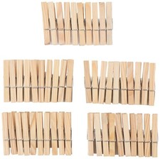 Wooden Cloths Pegs Clips 100pcs