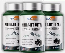 Flynew with L-Arginine, Shilajit Extract Shilajit Ultra Optimal Potency, Pure