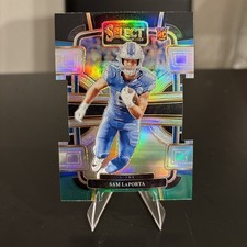 2023 Panini Select - Concourse Sam LaPorta #35 Black & Green Prizm Die-Cut (RC)