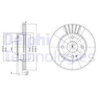 Delphi 2X Bremsscheibe Vorne Ø235 Mm BelüFtet FüR Mazda MX-5 I NA 1.6 323 P V