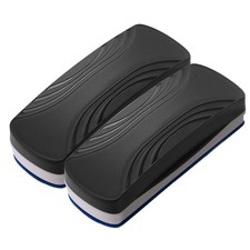Glass Board Eraser, Magnetic Dry Erase, Whiteboard Cleaner, Office, 2 Pack