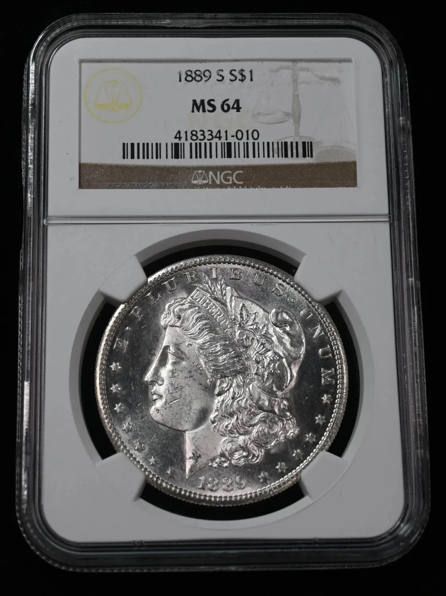 MS 64 Graded 1889 Year Morgan US Dollars (1878-1921) for sale | eBay