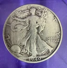 1940 Walking LIberty Half Dollar United States Silver Coin