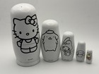 Hello Kitty Sanrio Wooden Nesting Dolls Set Of 5 Melody, Keroppi, Cinnaroll A2 — photo 1