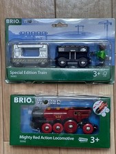 BRIO 2024 Limited Train World Mighty Action Locomotive Set 3fb39e